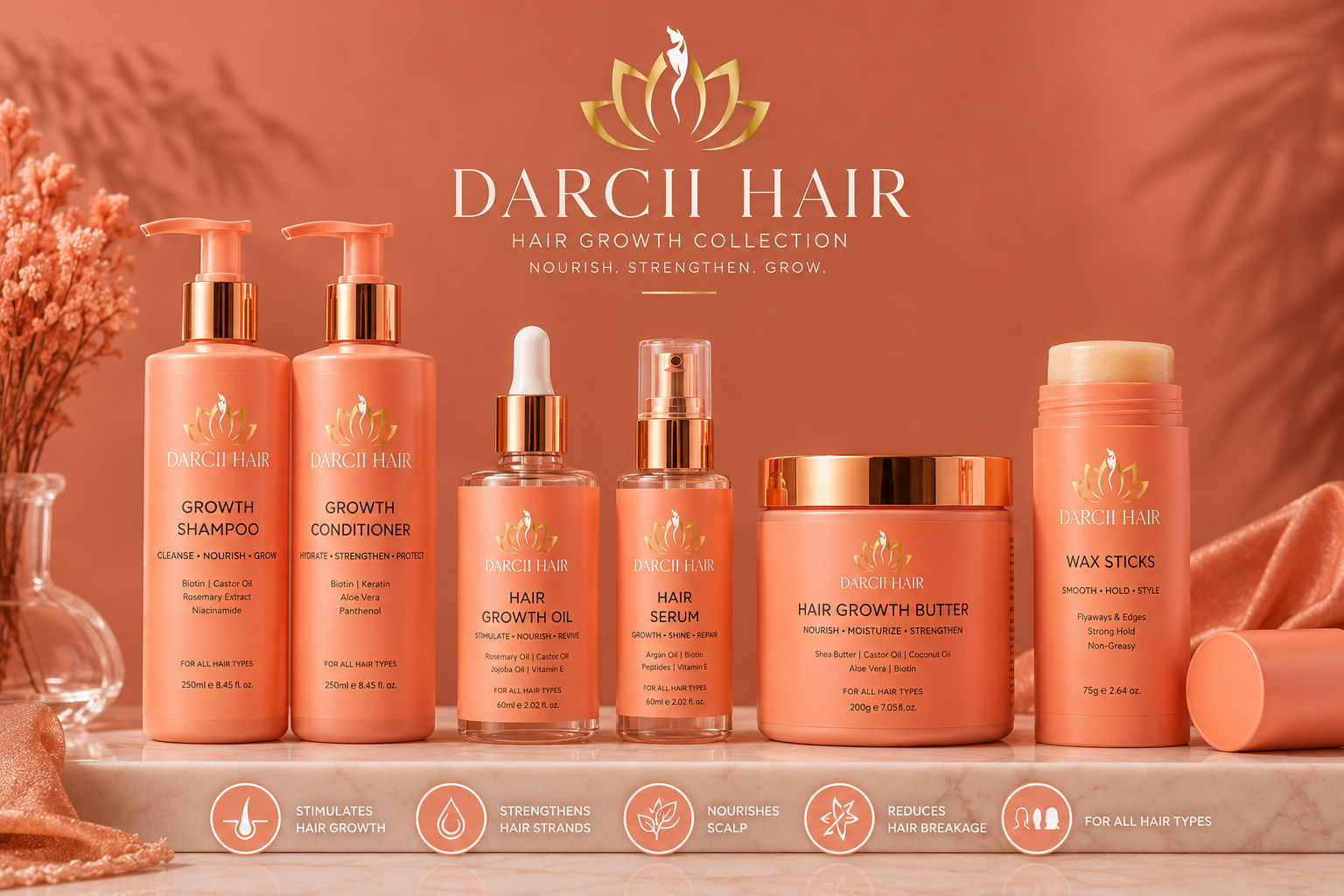 Darcii Hair editorial blonde hairstyle